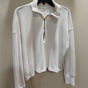 Abercrombie & Fitch Soft AF Cozy Quarter Zip Sweater